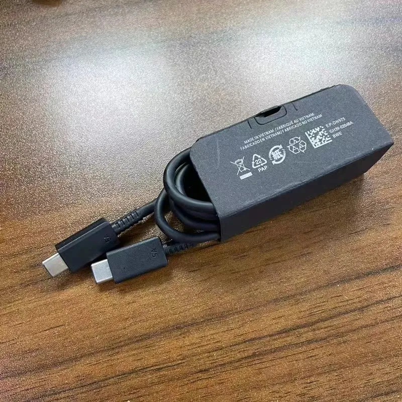100% original 45w USB Type C Cables 1.2M 3FT 5A Fast Charging Charger Cables Cord Type-C for Samsung Galaxy note 20 s20 s21 note10 ep-dn975