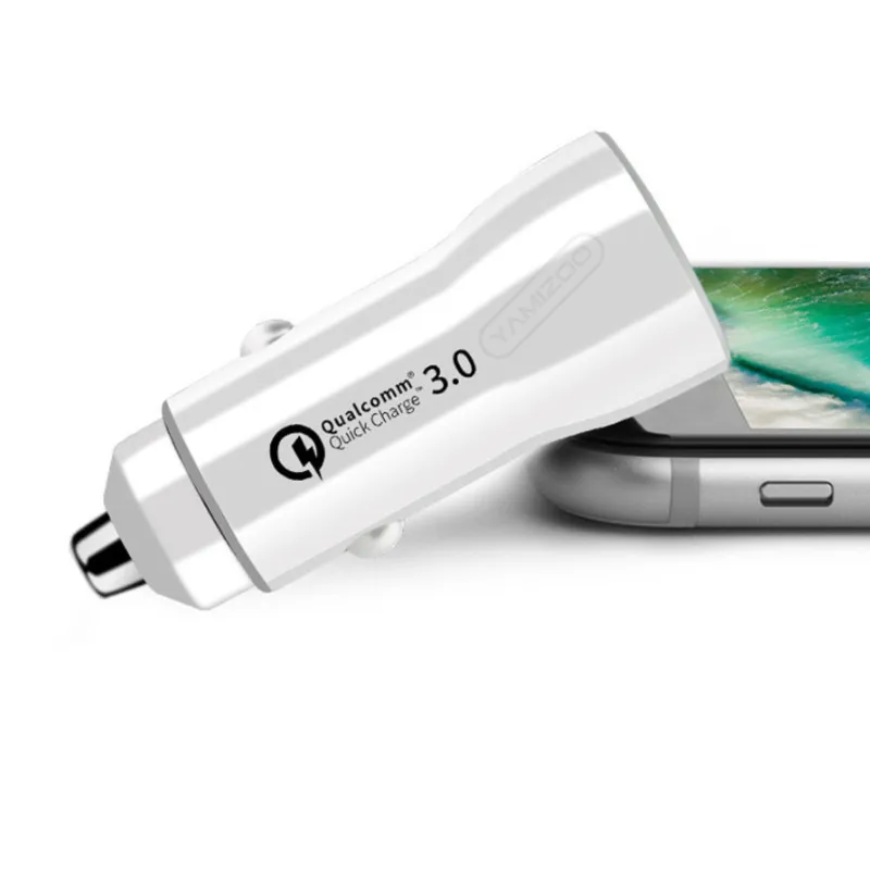 Car Charger Quick Charge QC3.0 SCP PD Type C 36W Fast USB Chargers Universal For iPhone For Samsung Phone With OPP bag package