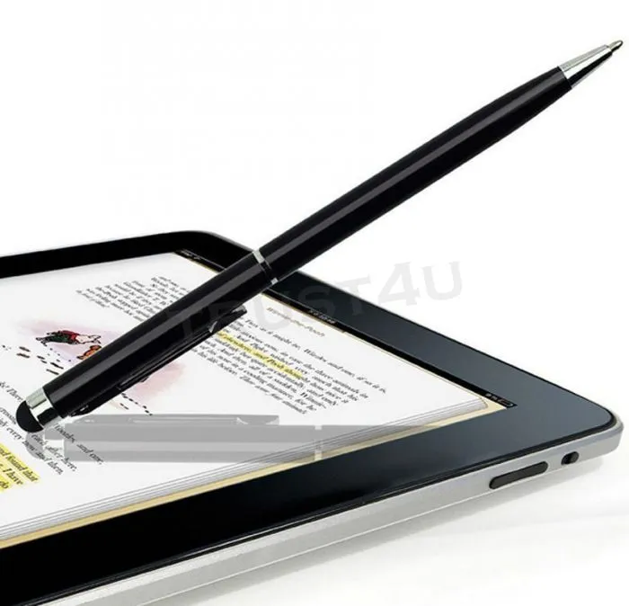 Point Stylus Capacitive Touch Metal Stylus Pen Touch For ipad for iphone 2 in 1 Touch Screen Stylus gel ink pen